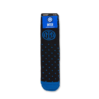 Calzini antiscivolo nerazzurri da bambino con logo Inter, Idee Regalo Natale, SKU z624000025, Immagine 0